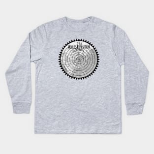 1892 Worlds Exposition Chicago Kids Long Sleeve T-Shirt